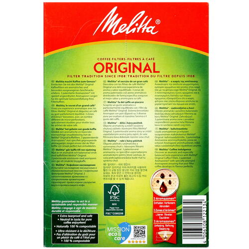 Купить Одноразовые фильтры Melitta №4 коричневый  5031696. Характеристики, отзывы и цены в Донецке