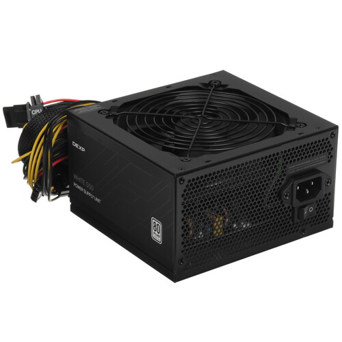 Купить Блок питания DEXP ATX White 550  черный  5448289. Характеристики, отзывы и цены в Донецке