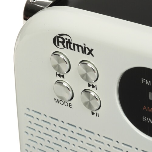 Купить Радиоприемник Ritmix RPR-045 белый  9282254. Характеристики, отзывы и цены в Донецке