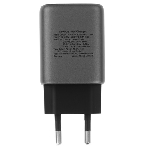 Купить Сетевое зарядное устройство Ugreen CD294 серый  5478762. Характеристики, отзывы и цены в Донецке