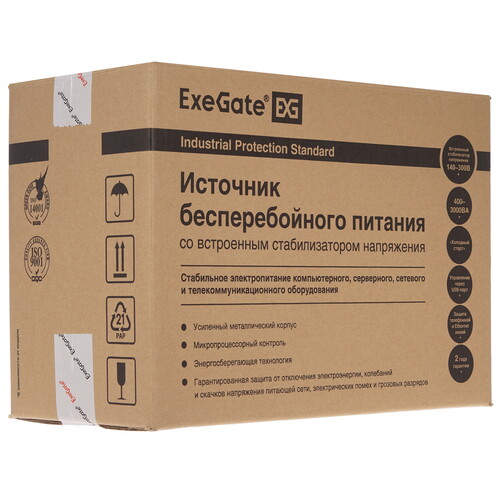Купить ИБП ExeGate SpecialPro UNB-2200.LED.AVR.EURO.RJ.USB  5325099. Характеристики, отзывы и цены в Донецке