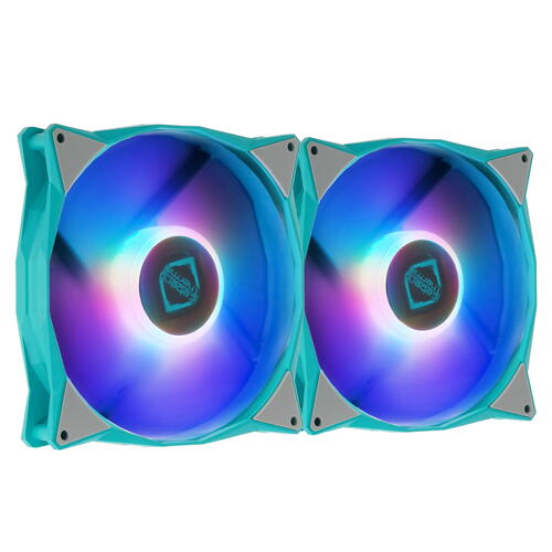 Купить Комплект вентиляторов Iceberg Thermal IceGALE ARGB 140mm [IceGALEARGB140mmTEAL2P]  5416821. Характеристики, отзывы и цены в Донецке