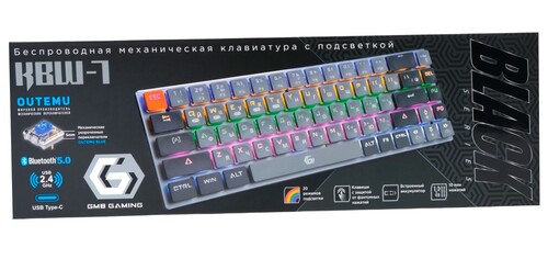 Купить Клавиатура  проводная + беспроводная Gembird KBW-7  9188061. Характеристики, отзывы и цены в Донецке