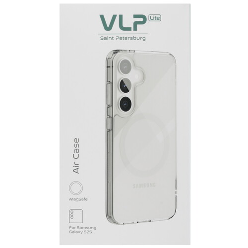 Купить Накладка  VLP Air Case для Samsung Galaxy S25 прозрачный  5613356. Характеристики, отзывы и цены в Донецке