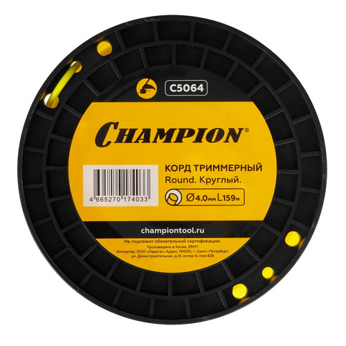 Купить Леска для триммеров Champion Round C5064  1215840. Характеристики, отзывы и цены в Донецке
