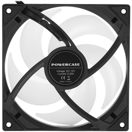 Купить Вентилятор Powercase M53-14 ARGB [M53-14ARGB] черный  9227969. Характеристики, отзывы и цены в Донецке