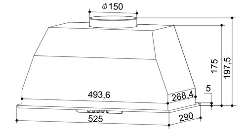Купить Вытяжка полновстраиваемая EXITEQ EX-1446 черный  9240872. Характеристики, отзывы и цены в Донецке