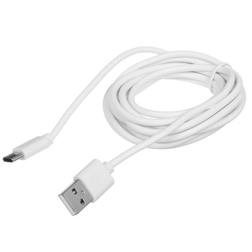 Купить Кабель круглый Aceline USB Type-C - USB 2.0 Type-A белый 2 м  9086570. Характеристики, отзывы и цены в Донецке