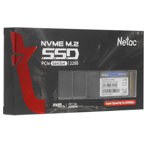 Купить 1024 ГБ M.2 NVMe накопитель Netac NV2000 [NT01NV2000-1T0-E4X]  4899895. Характеристики, отзывы и цены в Донецке