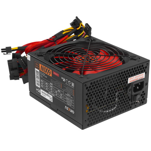 Купить Блок питания GiNZZU PC600 [17133] черный  8136854. Характеристики, отзывы и цены в Донецке