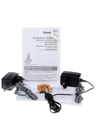 Купить Телефон беспроводной (DECT) Panasonic KX-TG 2512RU2  0189380. Характеристики, отзывы и цены в Донецке