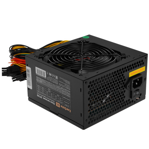 Купить Блок питания ExeGate XP700 [EX259609RUS-S] черный  8187880. Характеристики, отзывы и цены в Донецке