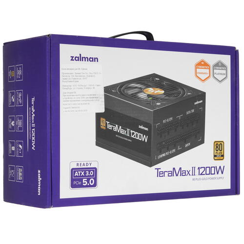 Купить Блок питания ZALMAN TeraMax II 1200W  5431596. Характеристики, отзывы и цены в Донецке