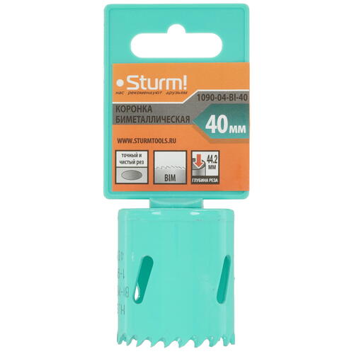 Купить Коронка Sturm! 1090-04-BI-40  5309418. Характеристики, отзывы и цены в Донецке