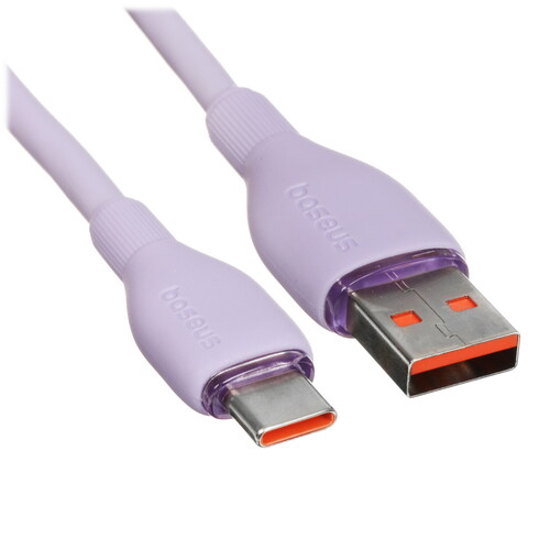 Купить Кабель круглый Baseus USB Type-C - USB 2.0 Type-A фиолетовый 2 м  5495765. Характеристики, отзывы и цены в Донецке