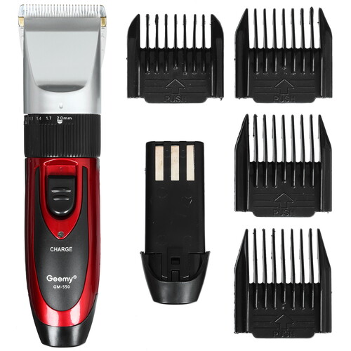 Купить Машинка для стрижки Geemy GM-550 красный/черный  5492147. Характеристики, отзывы и цены в Донецке