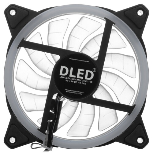 Купить Вентилятор DLED V1 [10389] черный  9174981. Характеристики, отзывы и цены в Донецке