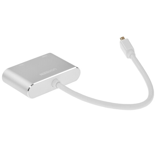 Купить Переходник однонаправленный Ugreen mini DisplayPort - VGA+HDMI, 0.2 м  9155040. Характеристики, отзывы и цены в Донецке