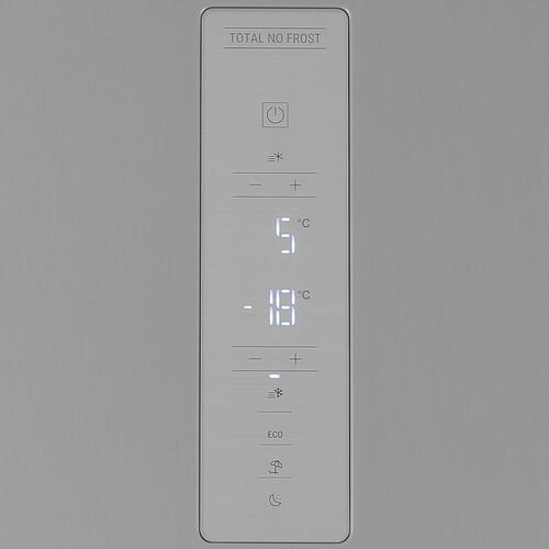 Купить Холодильник с морозильником   Hotpoint HT 1816 MX серебристый  5451940. Характеристики, отзывы и цены в Донецке