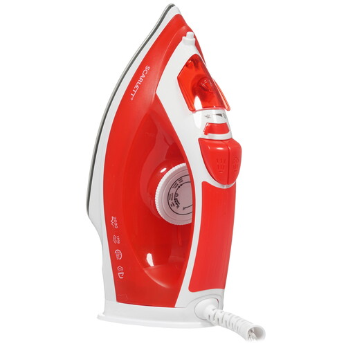 Купить Утюг Scarlett SC-SI30P15 красный  8199286. Характеристики, отзывы и цены в Донецке