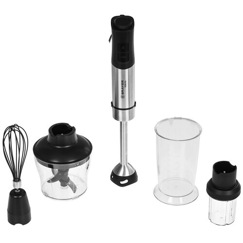 Купить Блендер погружной Brayer BR1267 серебристый  9256785. Характеристики, отзывы и цены в Донецке