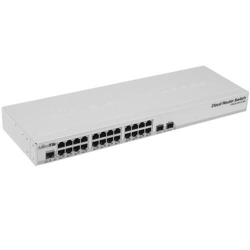 Купить Коммутатор MikroTik CRS326-24G-2S+RM  1160020. Характеристики, отзывы и цены в Донецке