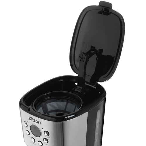 Купить Кофеварка капельная Kitfort KT-728 черный  8165206. Характеристики, отзывы и цены в Донецке