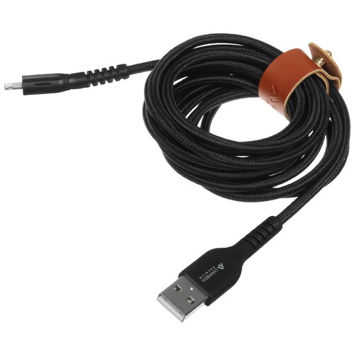 Купить Кабель круглый Lyambda Lightning 8-pin MFI - USB 2.0 Type-A черный 2.5 м  5497278. Характеристики, отзывы и цены в Донецке