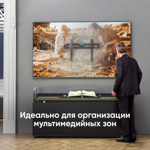 Купить Кронштейн для ТВ ONKRON FM6 черный  4830319. Характеристики, отзывы и цены в Донецке