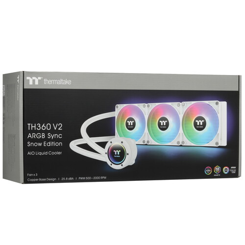 Купить Система охлаждения Thermaltake TH360 V2 ARGB Sync  белая  5426610. Характеристики, отзывы и цены в Донецке