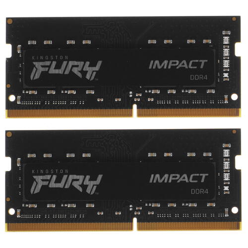 Купить Оперативная память SODIMM Kingston FURY Impact [KF426S16IBK2/32] 32 ГБ  5053749. Характеристики, отзывы и цены в Донецке