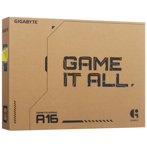 Купить 16" Ноутбук GIGABYTE GAMING A16 CVH черный  5638085. Характеристики, отзывы и цены в Донецке