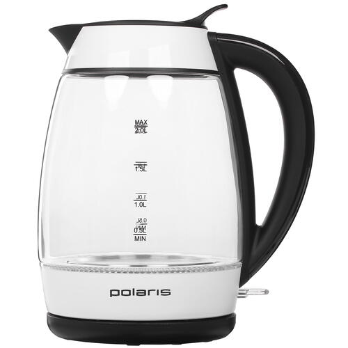 Купить Электрочайник Polaris PWK 2006CGL белый  9932275. Характеристики, отзывы и цены в Донецке