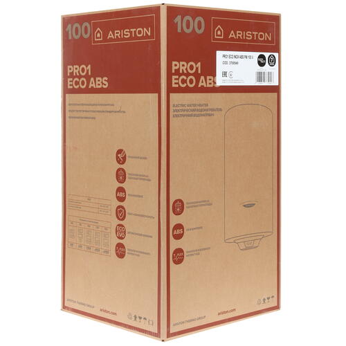 Купить Водонагреватель электрический Ariston PRO1 ECO INOX ABS PW 100 V  8126401. Характеристики, отзывы и цены в Донецке