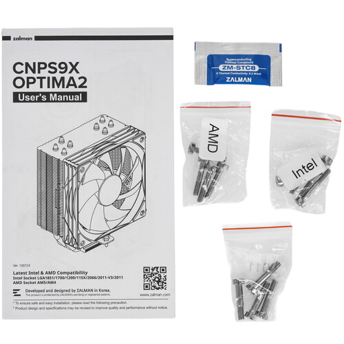 Купить Кулер для процессора ZALMAN CNPS9X OPTIMA2  черный  5624893. Характеристики, отзывы и цены в Донецке