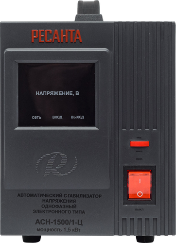 Купить Стабилизатор напряжения Ресанта АСН-1500/1-Ц  1026027. Характеристики, отзывы и цены в Донецке