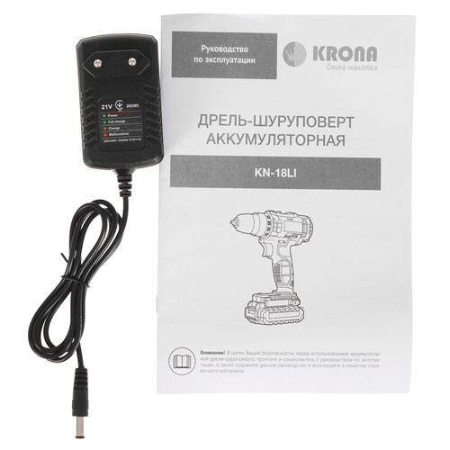 Купить Дрель-шуруповерт KRONA KN-18LI  9236355. Характеристики, отзывы и цены в Донецке