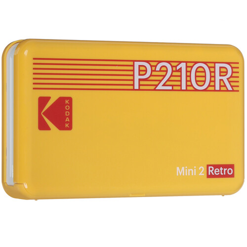 Купить Компактный фотопринтер Kodak Mini 2 Retro желтый  5469358. Характеристики, отзывы и цены в Донецке