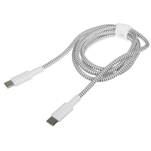 Купить Кабель круглый BY USB Type-C - USB Type-C серый 1 м  5482185. Характеристики, отзывы и цены в Донецке