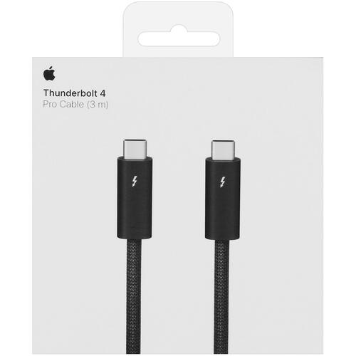 Купить Кабель круглый Apple Thunderbolt 4 (USB Type-C) - Thunderbolt 4 (USB Type-C) черный 3 м  5406490. Характеристики, отзывы и цены в Донецке