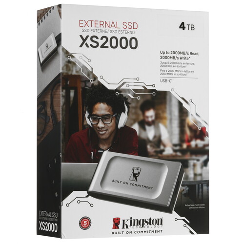 Купить 4000 ГБ Внешний SSD Kingston SXS2000/4000GA  5630570. Характеристики, отзывы и цены в Донецке