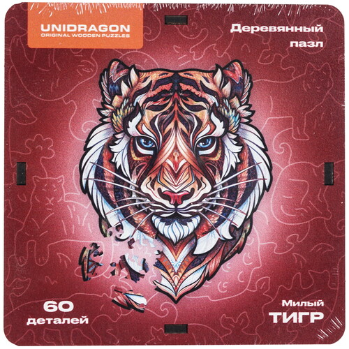Купить Пазл Unidragon Милый Тигр tiny  9124129. Характеристики, отзывы и цены в Донецке