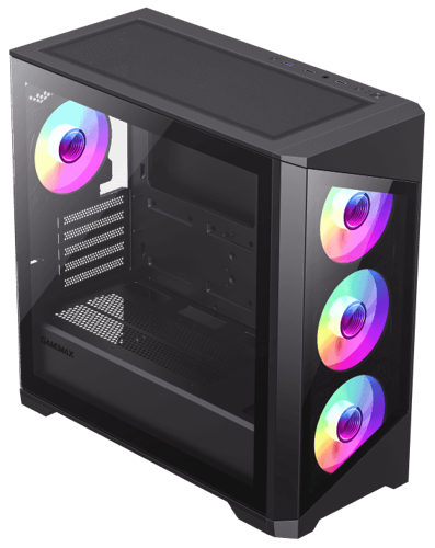 Купить Корпус GameMax Destroyer TGB [ГС-00007421] черный  9063346. Характеристики, отзывы и цены в Донецке