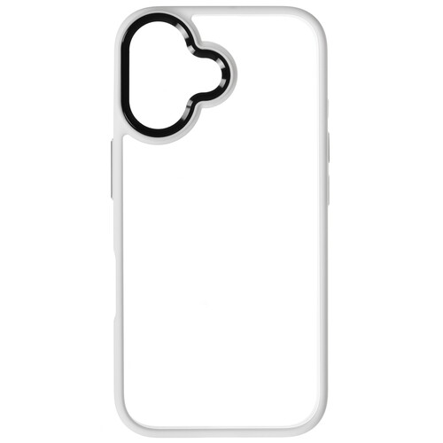 Купить Накладка  Aceline Silicone Side для Apple iPhone 16 белый  9258605. Характеристики, отзывы и цены в Донецке