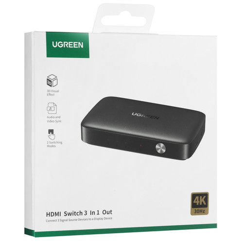 Купить Переключатель Ugreen 80125  5478797. Характеристики, отзывы и цены в Донецке