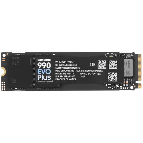 Купить 4000 ГБ M.2 NVMe накопитель Samsung 990 EVO Plus  5613826. Характеристики, отзывы и цены в Донецке