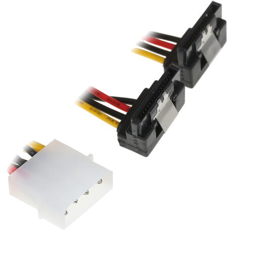Купить Переходник для блока питания FinePower Molex->2xSATA  1264969. Характеристики, отзывы и цены в Донецке