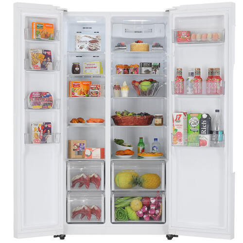 Купить Холодильник Side by Side   Haier HRF-522DW6RU белый  9029553. Характеристики, отзывы и цены в Донецке