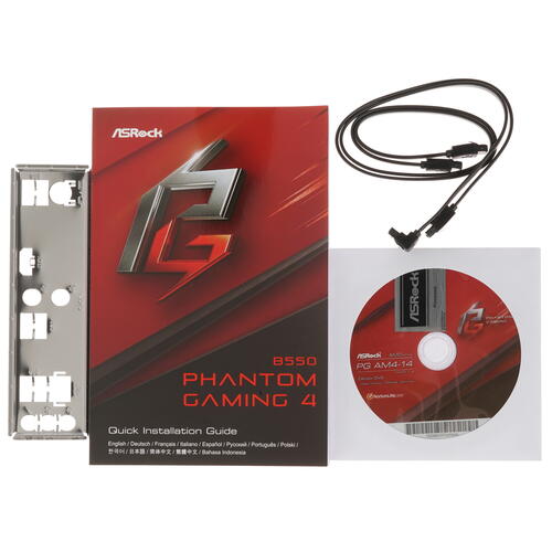 Купить Материнская плата ASRock B550 Phantom Gaming 4  1663300. Характеристики, отзывы и цены в Донецке