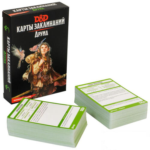 Купить Дополнение для игры "Dungeons & Dragons" Карты заклинаний: Друид  1643121. Характеристики, отзывы и цены в Донецке